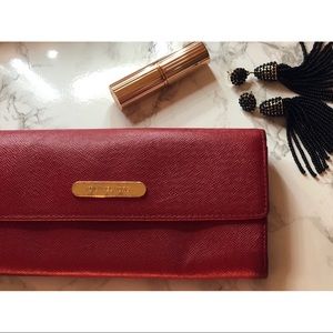 Michael Kors red wallet
